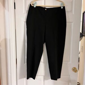 J Jill black‎ trouser pants women’s size 18 straight leg workwear